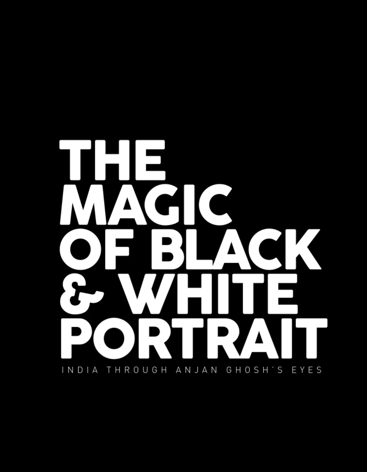 The Magic of Black & White Portrait cover